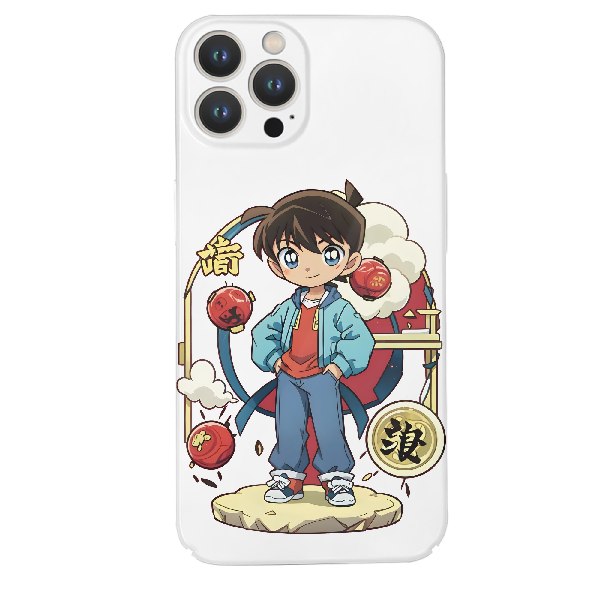 （画像用） 名探偵コナン 江戸川 コナン Detective Conan Conan Edogawa 【iPhone 14シリーズ対応】ハードケース